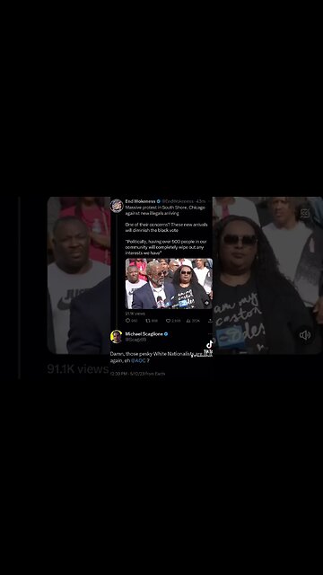 African American community in Chicago concerned influx of migrants will diminish the black vote.