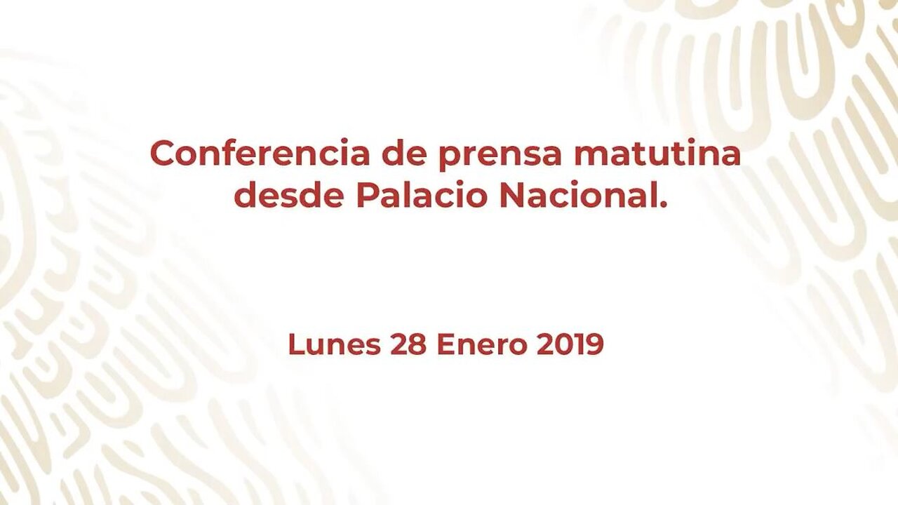 Presidente AMLO anuncia regularización en el abasto de combustible.01/28/2019