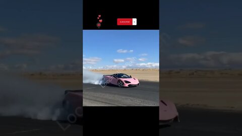 Amazing! drifting pink car #shorts