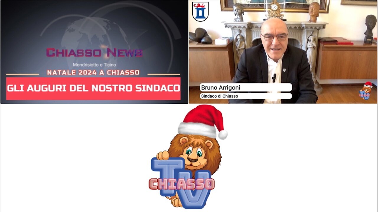 Natale 2024 - Gli auguri del Sindaco di Chiasso