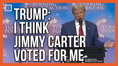 Trump: Jimmy Carter Is So Happy "Losers" Kamala and Walz Finally Made His Admin Look "Brilliant"