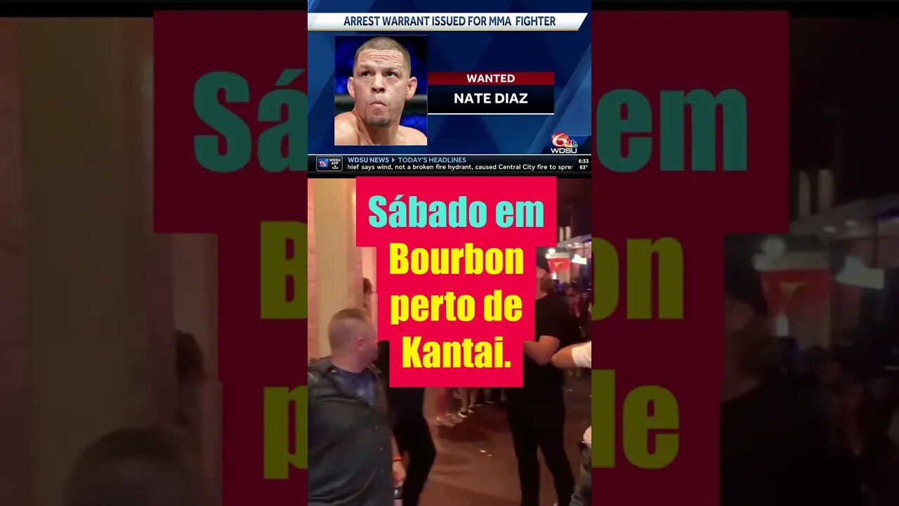 JORNAL dos EUA faz Notícia acerca da briga de RUA de Nate DIaz e anuncia MANDADO de prisão#shorts