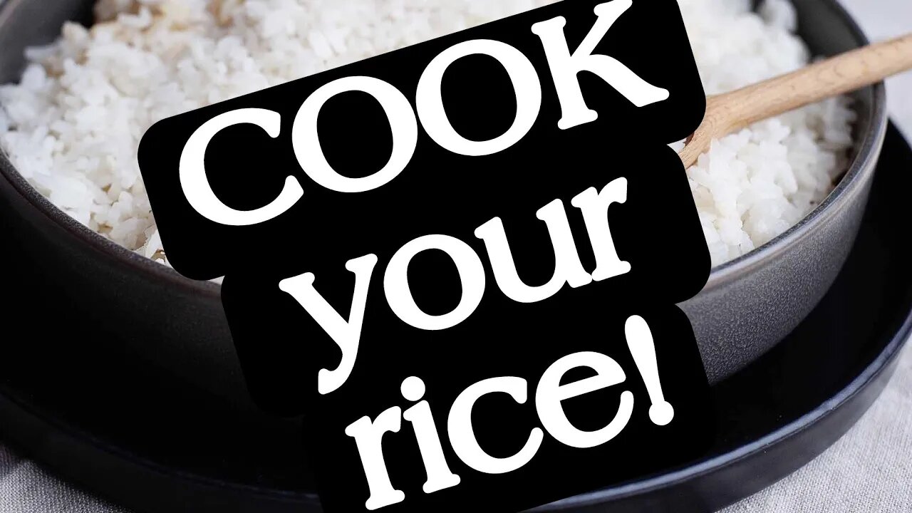 Cook your rice