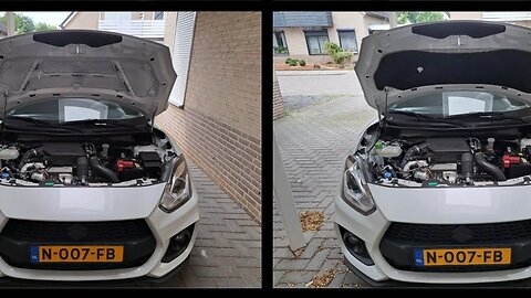 ZC33S hood insulation modification Suzuki Swift Sport Hybrid k14c k14d 1.4 turbo intercooler
