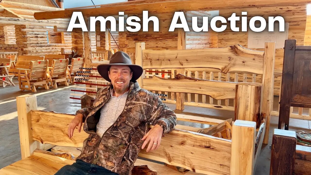 Amish Community ￼Auction - Libby Montana // Flash Mob // Log Cabins // Handmade Quilts