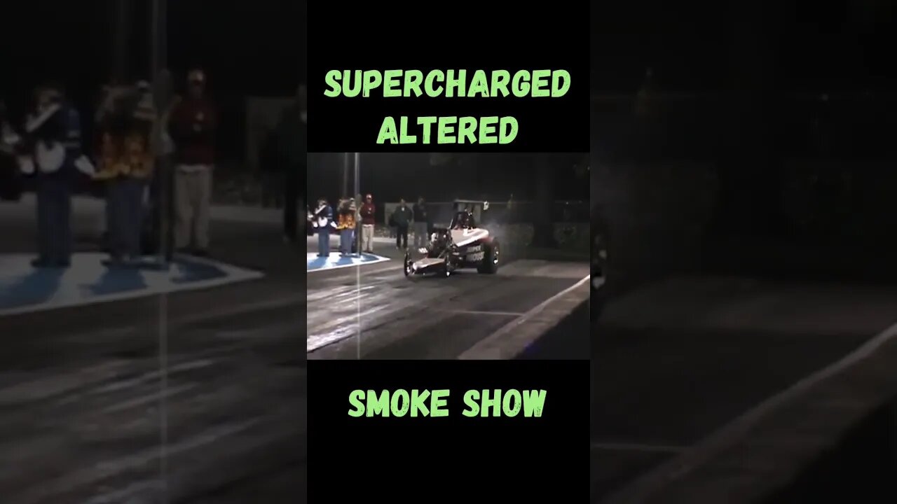 Supercharged Altered Smoke Show! #shorts