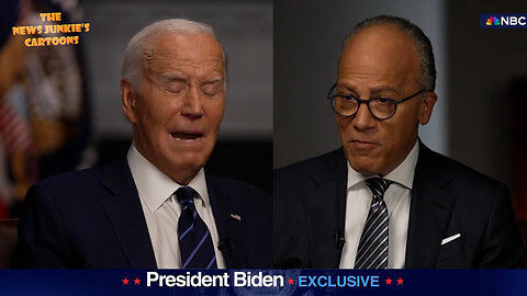 NBC: What happens if you have another uhdahhnuhhghuh-like episode we saw during the debate? Biden: "What happened uhdahhnuhhghuh?" NBS repeats the question. Biden: "I don't plan to uhdahhnuhhghuh." NBC: All right.