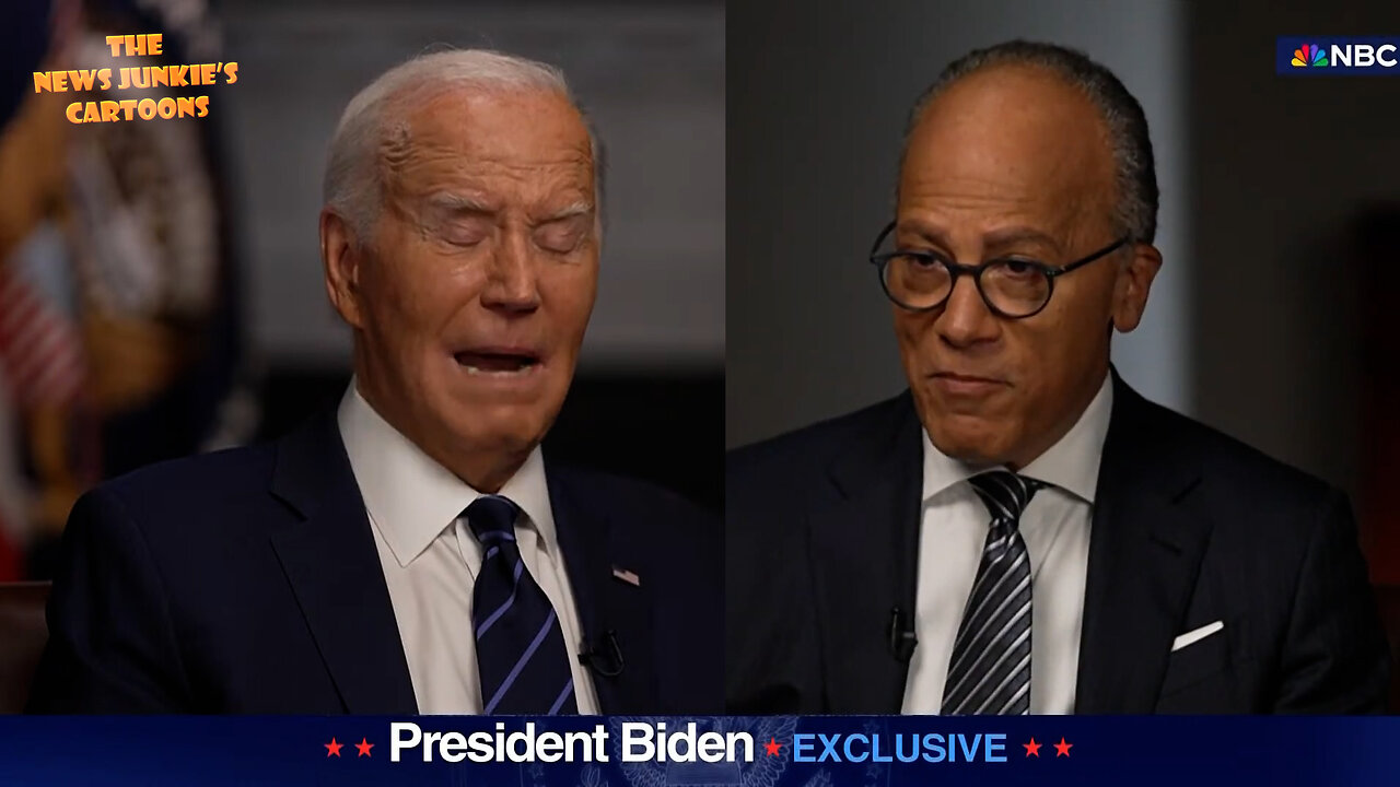 NBC: What happens if you have another uhdahhnuhhghuh-like episode we saw during the debate? Biden: "What happened uhdahhnuhhghuh?" NBS repeats the question. Biden: "I don't plan to uhdahhnuhhghuh." NBC: All right.