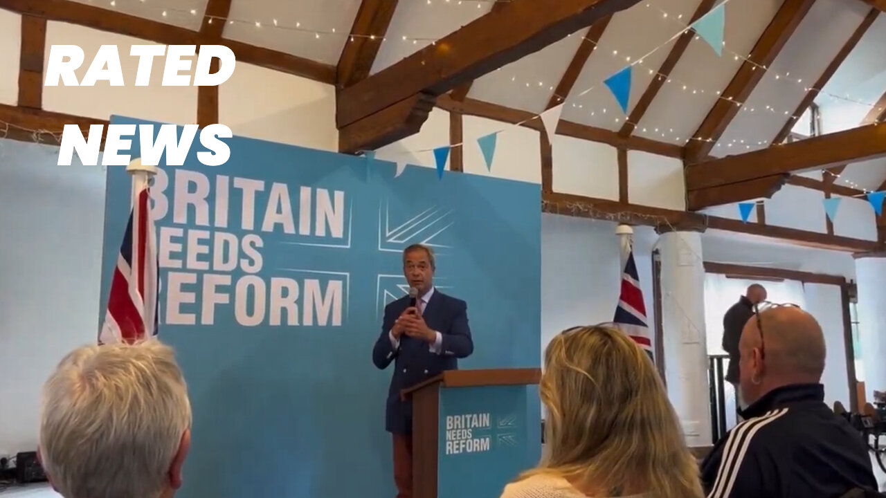 Nigel Farage Jokes About Milkshake Incident with OnlyFans Model During Campaign Stop