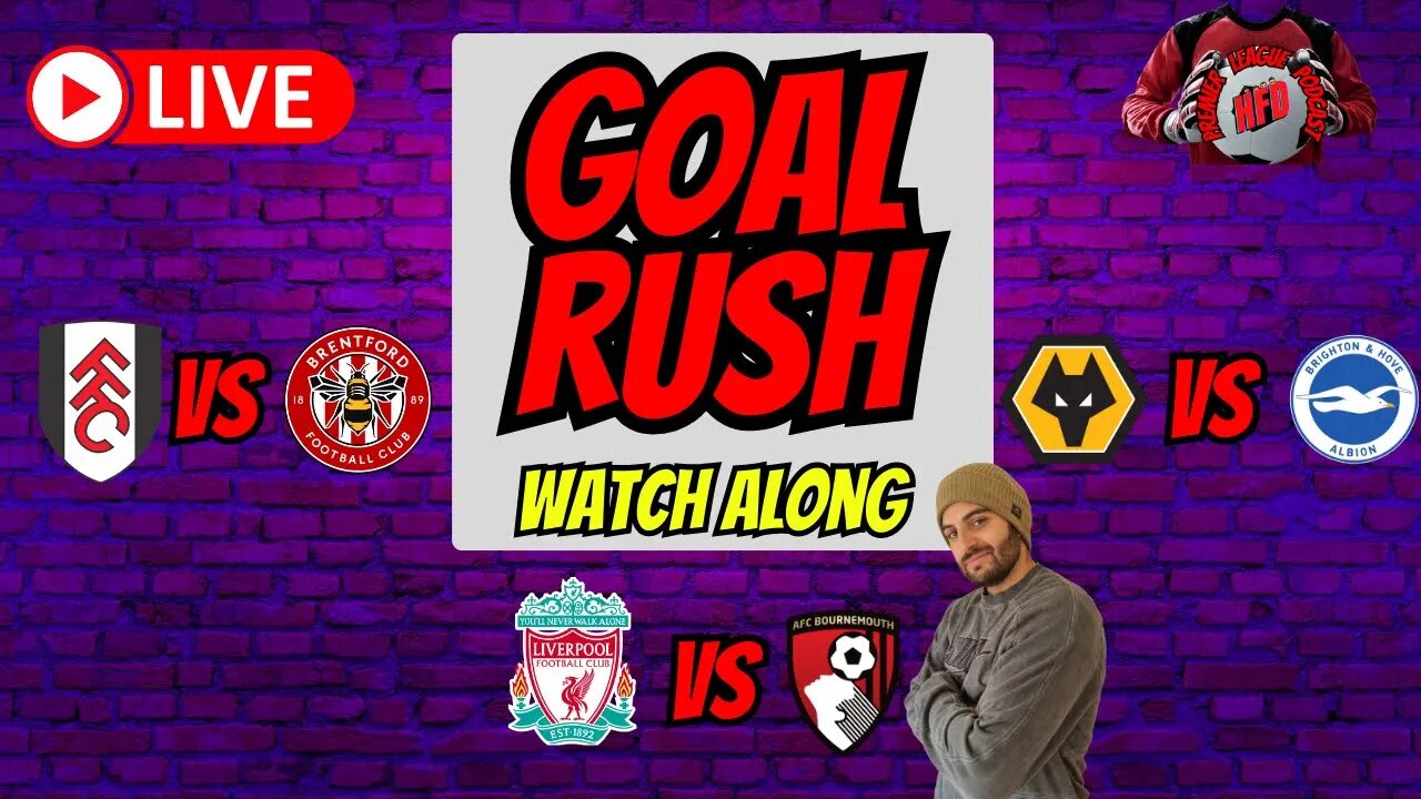 Liverpool VS Bournemouth + Goal rush | LIVE WATCH ALONG