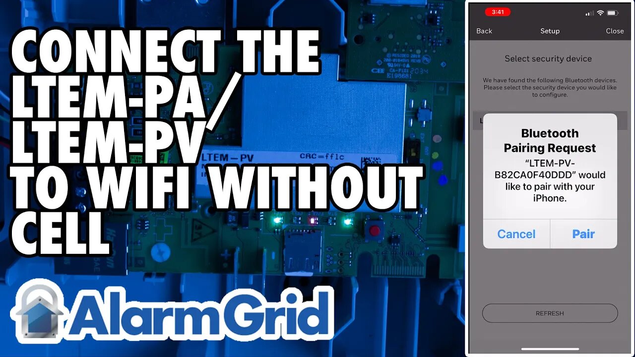 LTEM PA/PV Without Cell: Connecting to WIFI