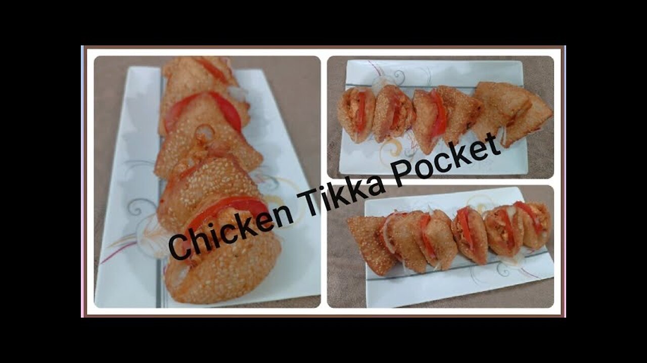 Chicken Tikka Pocket Recipe||New recipe 2024||Ramzan recipe||Snacks Recipe#ramzanspecial