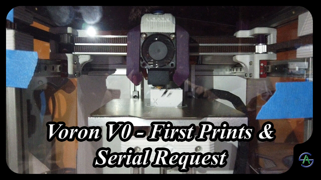 Voron V0 Build - E18 - First Prints & Serial Request