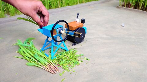 diy chaff cutter machine science project ||