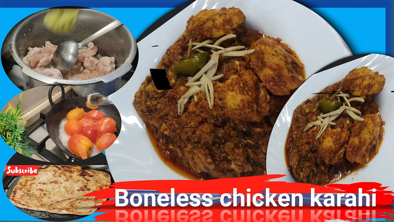 Boneless chicken karahi recipe|shinwari chicken karahi| restaurant style special chicken karahi