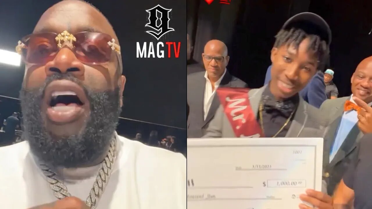 Rick Ross Donates Thousands To High School Students With High GPA's! 💰