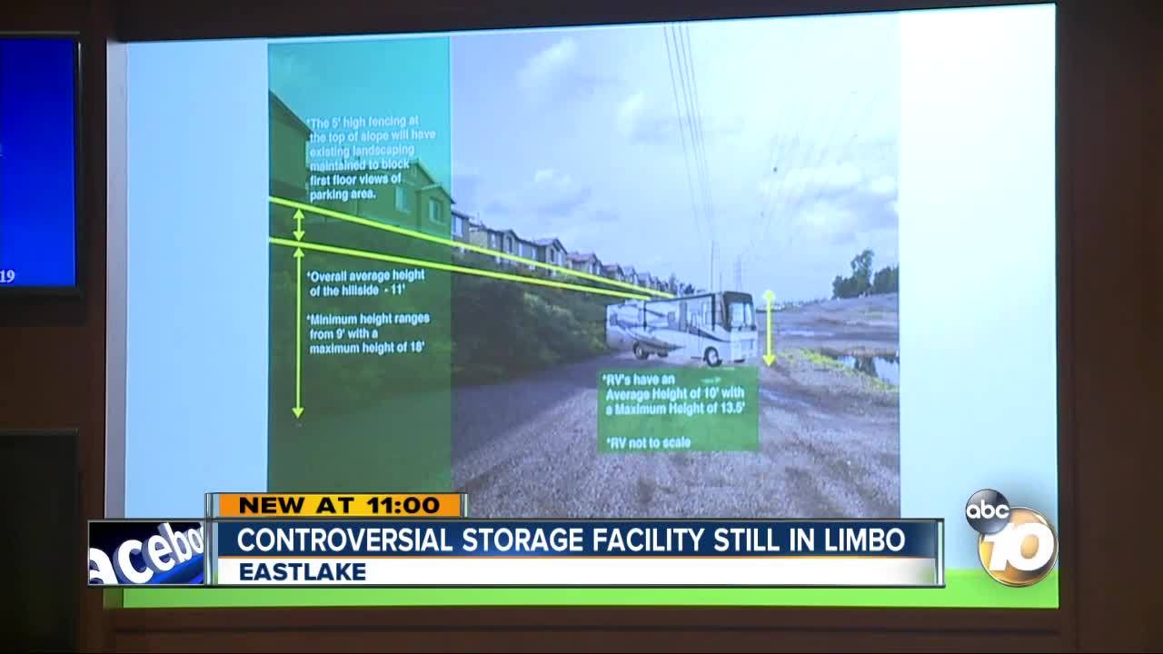 East Chula Vista recreational storage facility continues in limbo