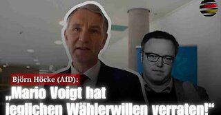 Björn Höcke (AfD): „Mario Voigt hat jeglichen Wählerwillen verraten!“