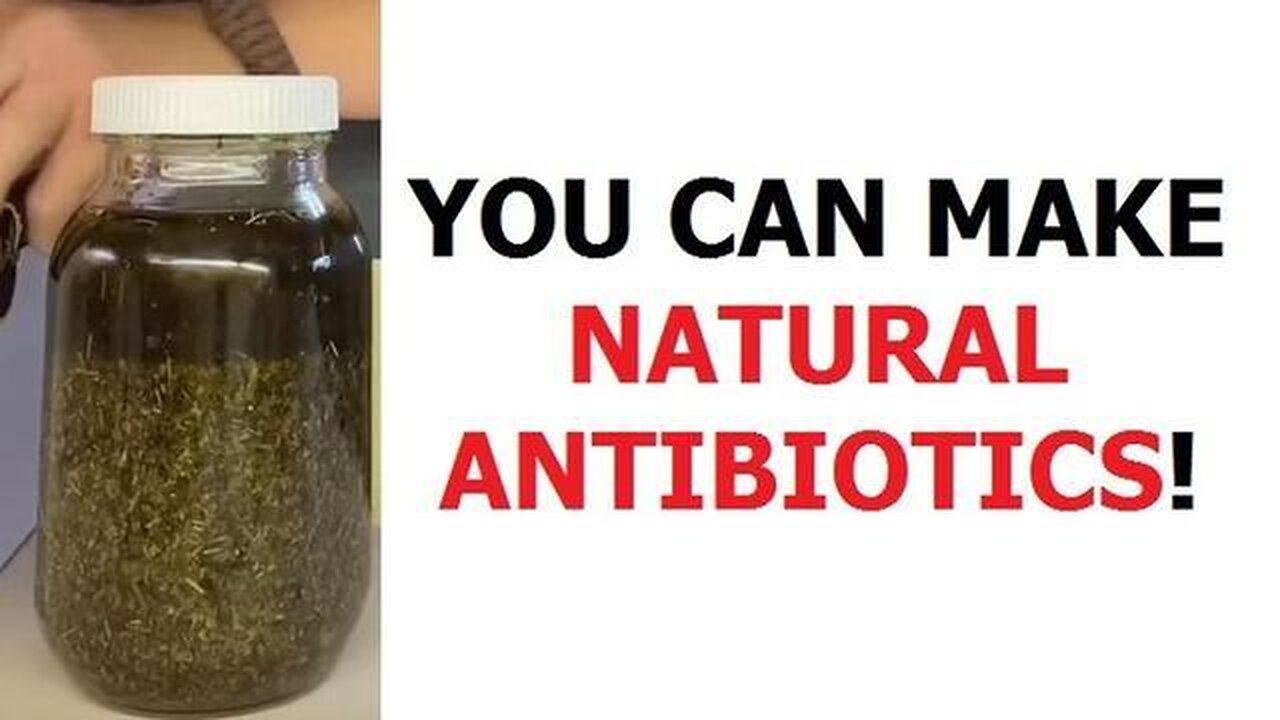 YOU CAN MAKE NATURAL ANTIBIOTICS!