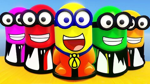 Minions Ragdoll funny Spiderman