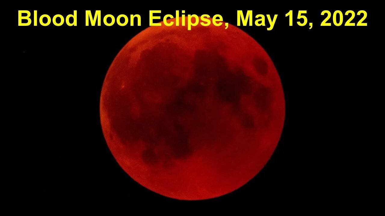 Blood Moon Eclipse And Other Announcements