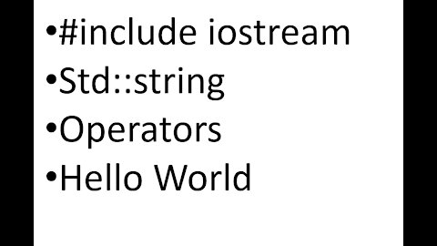 03 - Learn C++ - Hello World - Our first program!