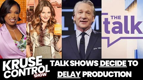 Drew Barrymore, Bill Maher, The Talk, Hudson DELAY FILMING Due to Strikes.