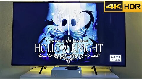 HOLLOW KNIGHT - Teste no (Xbox Series S) Gameplay [TV 4K HDR] 60FPS