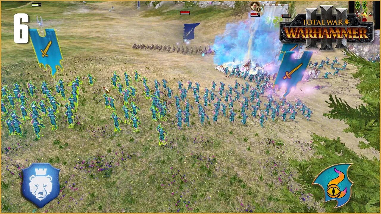 FLAMING Bird of Tzeentch vs SHAVED BOYAR • Total War: Warhammer 3 • Online Battle #6