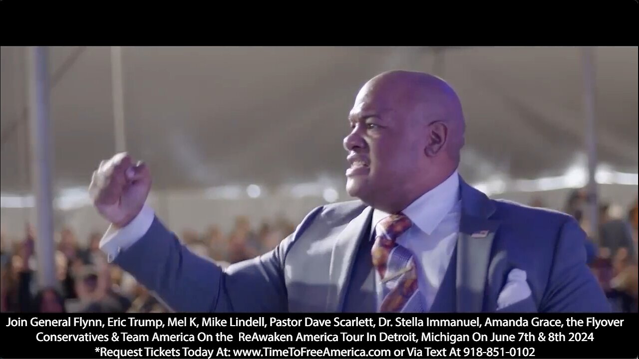 The FINAL ReAwaken America Tour & the Showdown At Motown Heads to Detroit, MI & It's Going to Be Profound!! June 7-8, 2024 | Join General Flynn, Eric & Lara Trump, Kash, Dr. Stella, Mel K & Team America | Experience MICHIGAN Mega Bowl