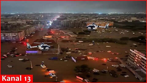 Helicopter rescue as at least 72 die in floods in eastern Spain