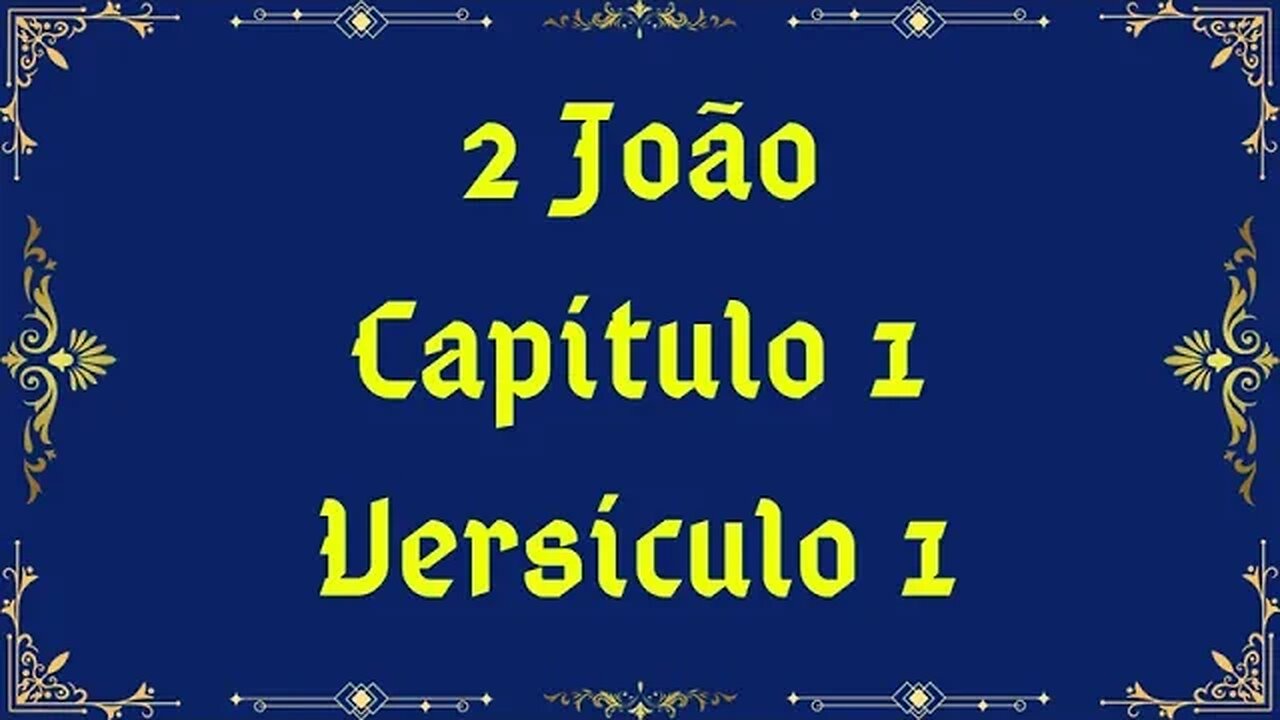 Como se diz 2 João 1:1 em Hebraico?