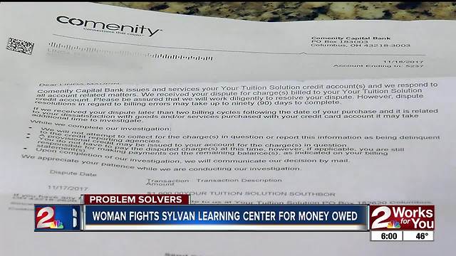 2 Works For You Problem Solvers: Learning center pays back money owed