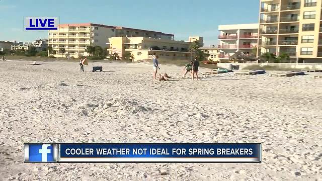 Chilly start to Tampa Bay spring break 2018