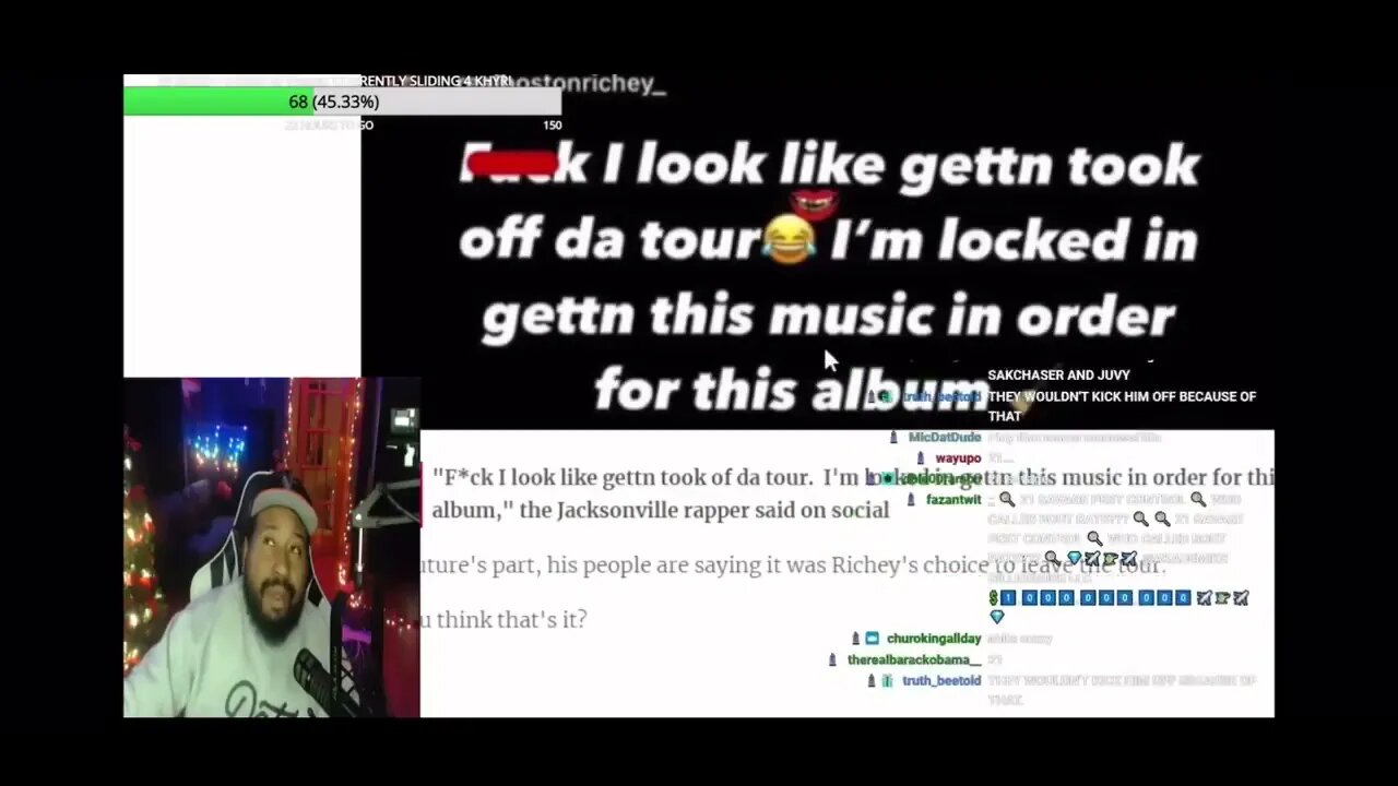 DJ Akademiks reacts to Boston Richey saying he didn’t get kicked off the Tour with Future!