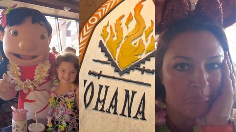 We Had Ohana Character Breakfast Again!