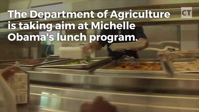 USDA Rolls Back Michelle's School Lunches