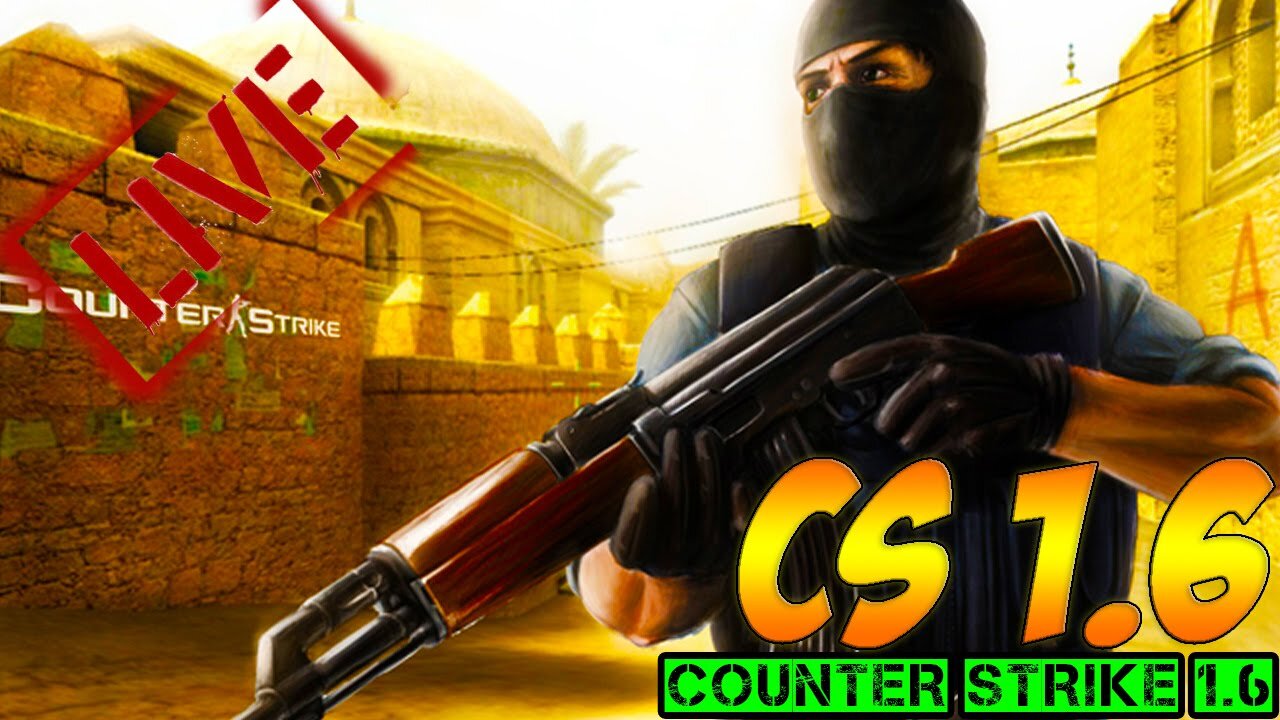 LIVE FROM COUNTER STRIKE 1.6 (CS 1.6) BACK TO THE ORIGINS TRULY