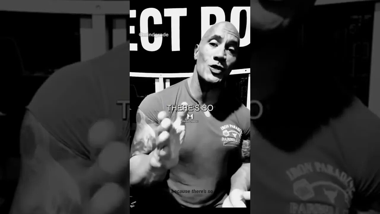 Grit it out. Be the hardest working person in the room. - #learn #lead #win #shorts #therock