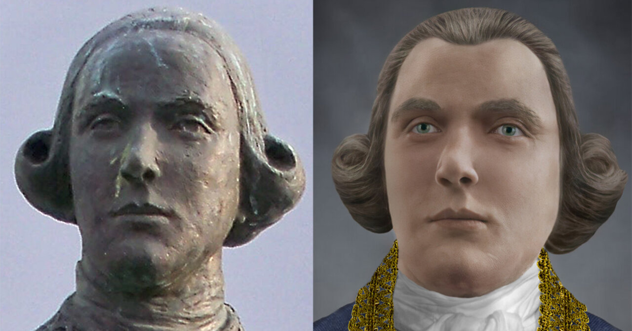 The Face of Bernardo de Gálvez - A Photoshop Reconstruction