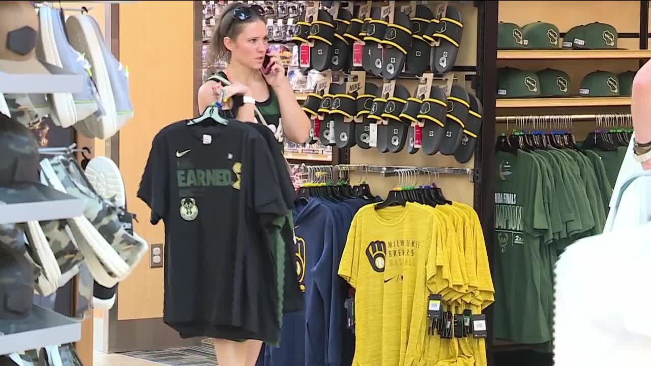 Fans are rushing to find Bucks apparel after their championship win