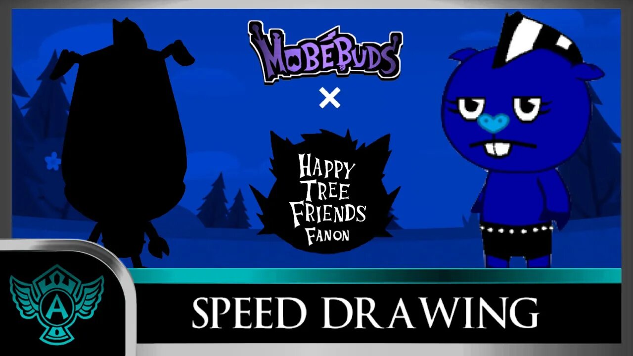 Speed Drawing: Happy Tree Friends Fanon - Butch | Mobebuds Style