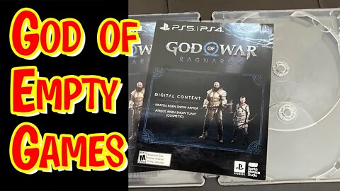 Gamers Get God of War Ragnarok Box without Disc #godofwarragnarok