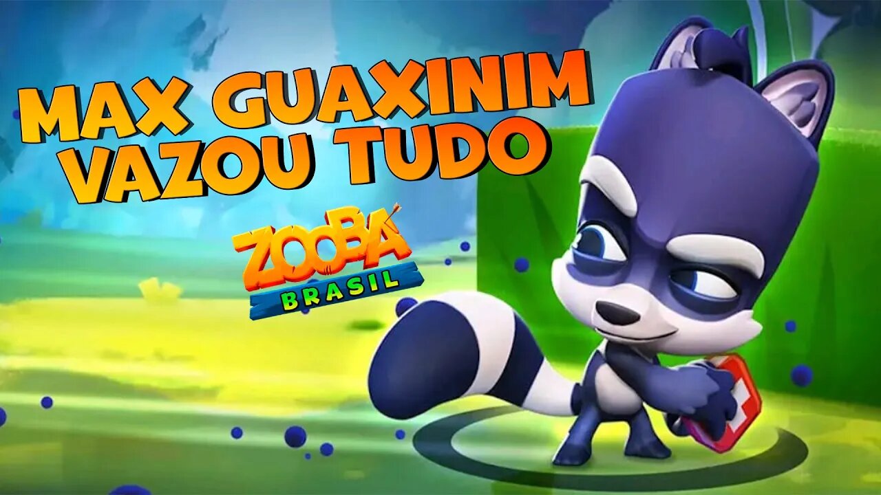 Finalmente o Max Guaxinim vai chegar no jogo Vazou TUDO Zooba!