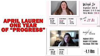 April Lauren One Year of Progress Free Advice Live