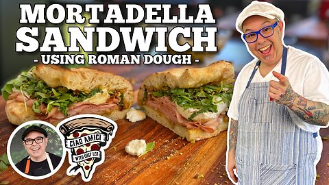 Mortadella Sandwich Using Roman Dough | Blackstone Griddles