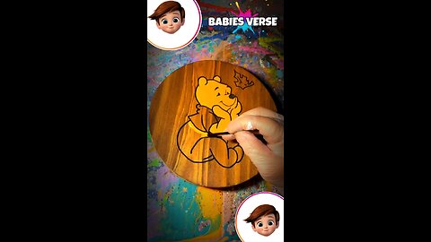 Pooh Wooden Art