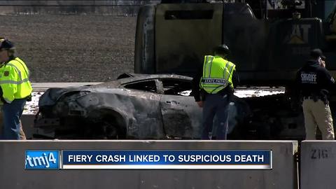 Car burned in Racine County freeway crash belonged to murdered Illinois woman