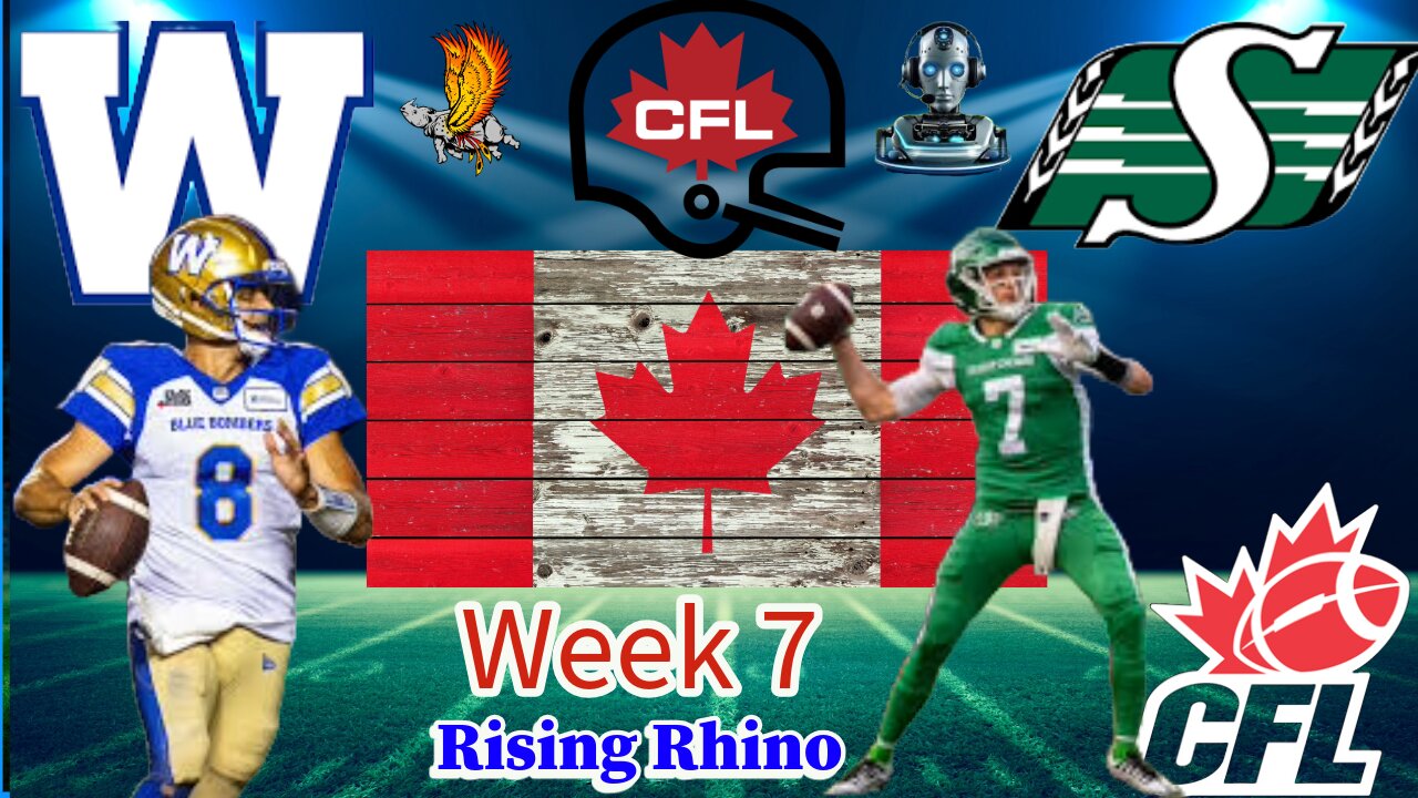 Winnipeg Blue Bombers Vs Saskatchewan Roughriders Week 7 Watch Party