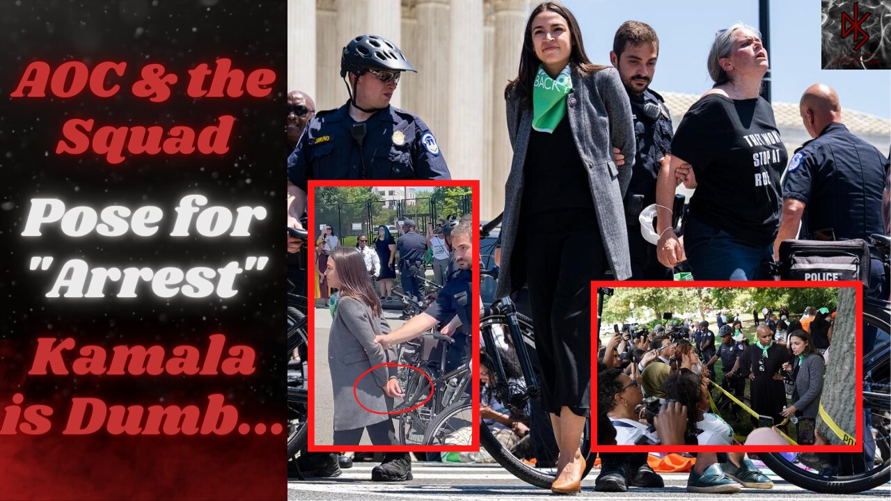 AOC & the Squad FAKE Arrested During Abortion Protest | Kamala Makes a Stupid Comparison